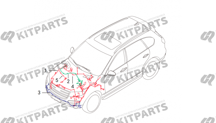 Проводка- под капотом Haval