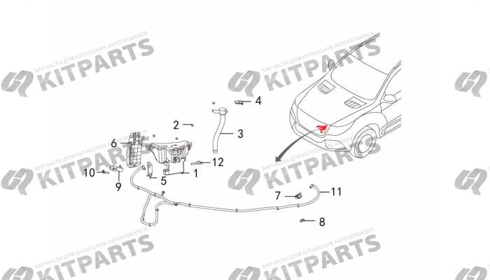 Мотор омывателя стекла Haval H9