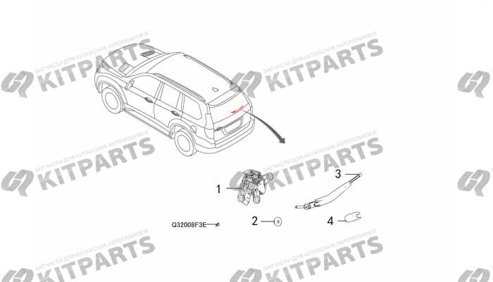 Очиститель пятой двери Haval