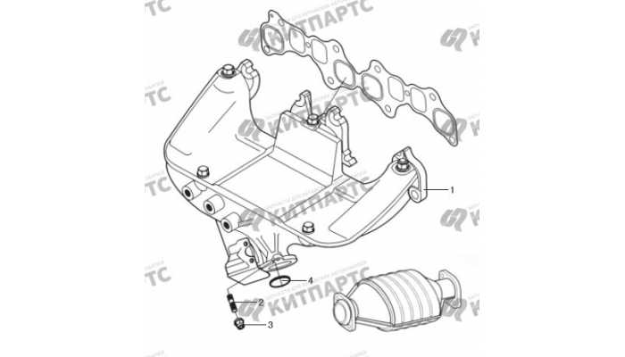 Выпускной коллектор Great Wall Safe (SUV G5)