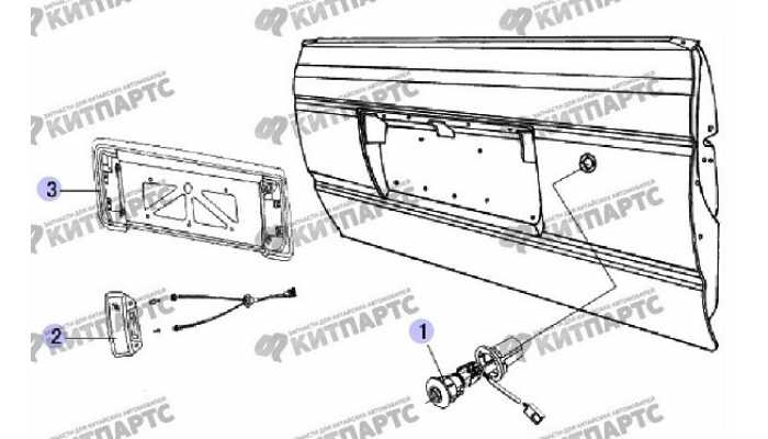 Рамка номерного знака Great Wall Safe (SUV G5)