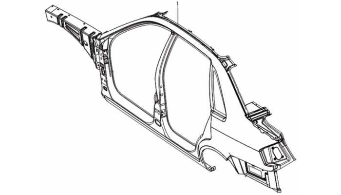 Боковина кузова левая Lifan Breez