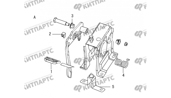 Педаль сцепления Great Wall