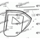 Уплотнители задней двери