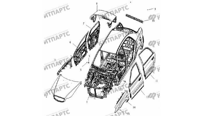 Кузов в сборе Geely Otaka (CK)